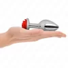 Kink Plug Metalowy z Ozdobą Czerwona Roża Rozmiar L 10 Kink Plug Metalowy z Ozdobą Czerwona Roża Rozmiar L 10