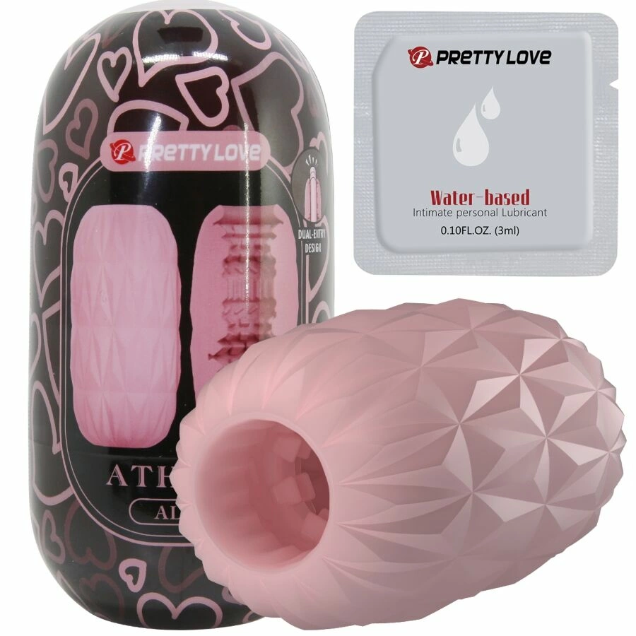 Pretty Love Athena Egg Stroker roÅ¼owy - kompaktowa maszyna intymna TPR