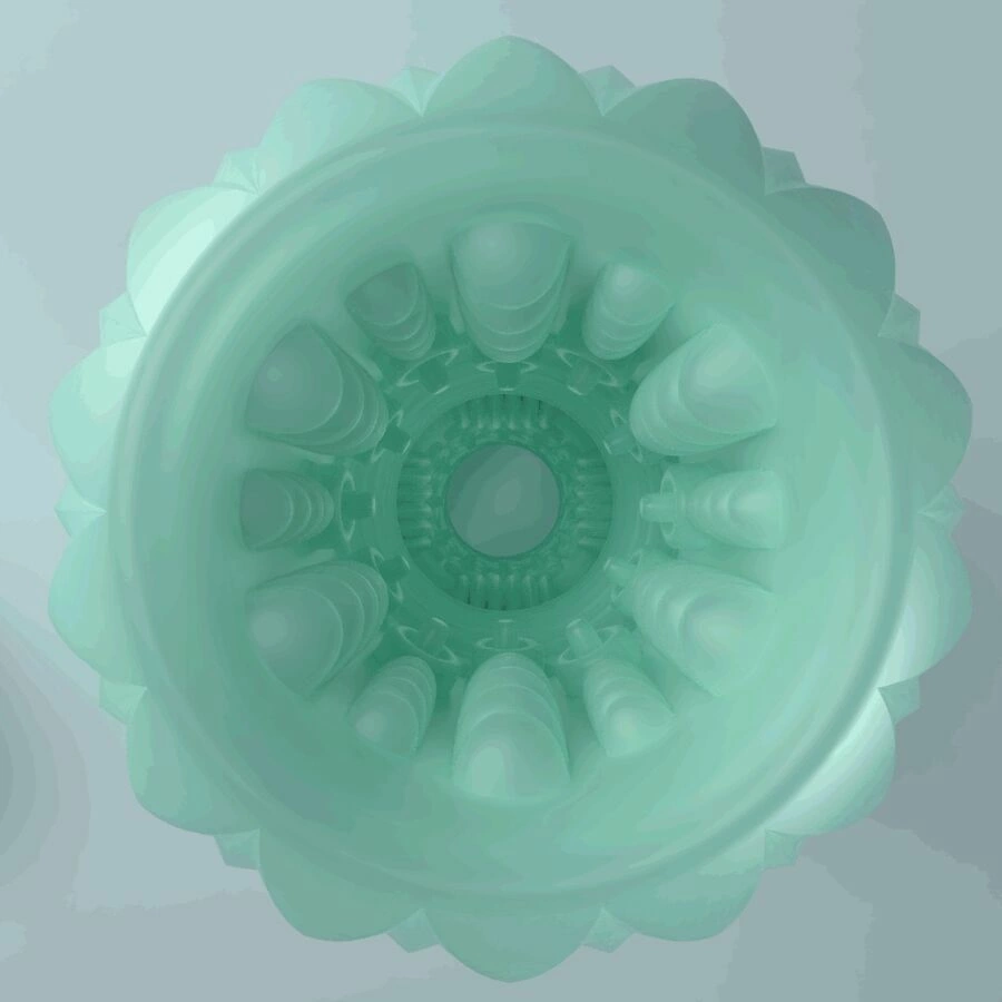 Pretty Love Athena Egg Stroker turkusowy TPR kompaktowy model