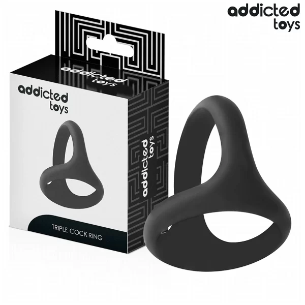 Toys Triple Support Ring Thick - Flexible Anatomical Design 58mm