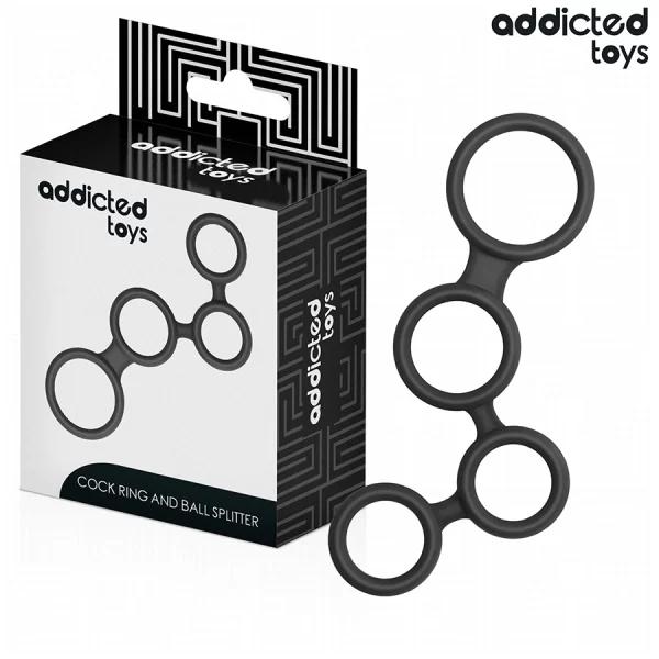 Toys Multi-Ring Support System with Anatomical Dividers Black 201mm