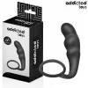 Toys Silicone Intimate Plug with Ring Model 4 - Black