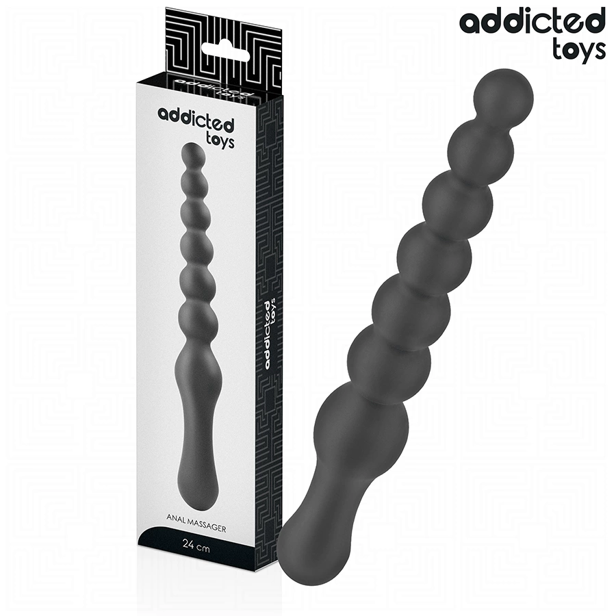 Toys Silicone Double Anal Massager 24 cm - Graduated Shape