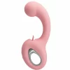 ErynnYes Silicone Dual-Action Massager Pink USB Rechargeable