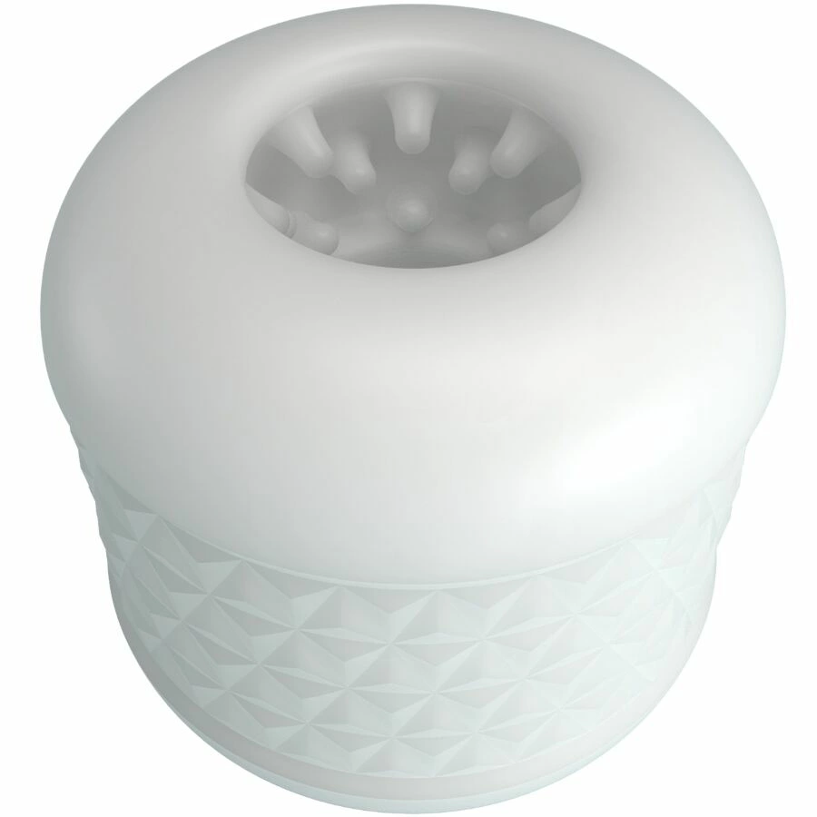 Crystle White Dual-Entry Intimate Machine TPE Waterproof