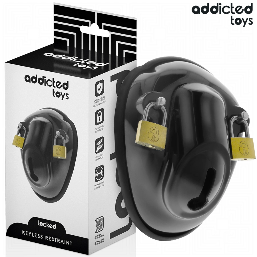 Toys Shell Cage Keyless Chastity System 11.5cm Clear Set