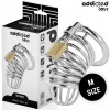 Toys Locked Iron Cell Metal Chastity System Size - Anelma Toys Locked Iron Cell Metal Chastity System Size