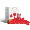 Magnetic Nipple Clamps Butterfly Shape Red - 9 Vibration Modes
