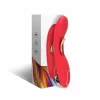 Vibrator with Oscillating Tongue Red - Dual Stimulation