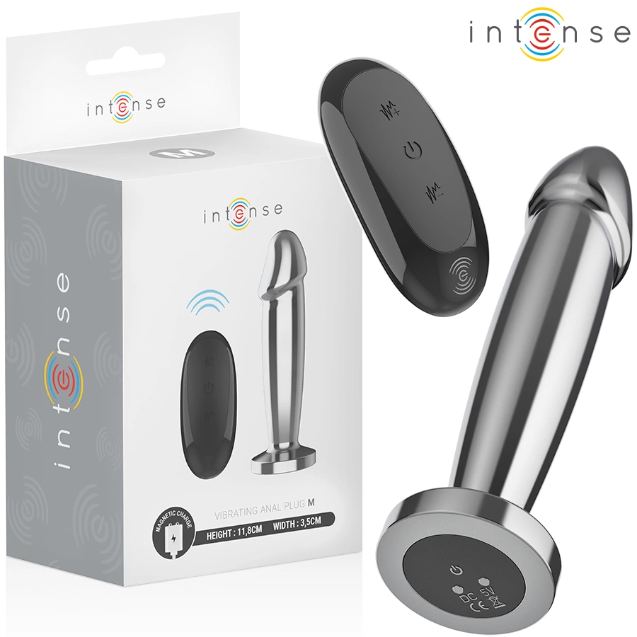 Remote-Controlled Metal Plug 10 Vibration Modes Waterproof
