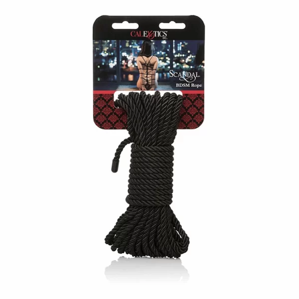 Scandal Black Rope 10m - Versatile Bondage Accessory