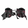 Scandal Corset Cuffs Red & Black Adjustable Restraint 28cm