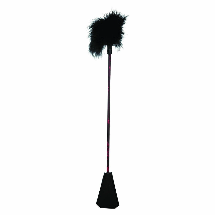Scandal Black Dual-Ended Feather Crop 53.25 cm