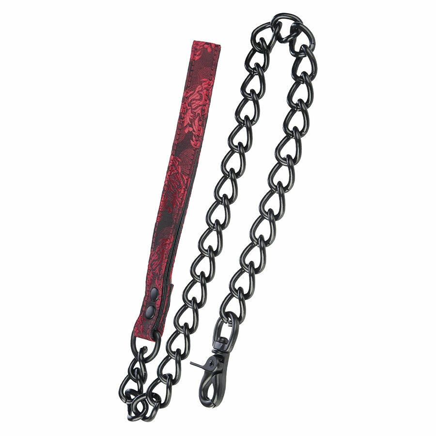 Scandal Leash with Metallic Handle