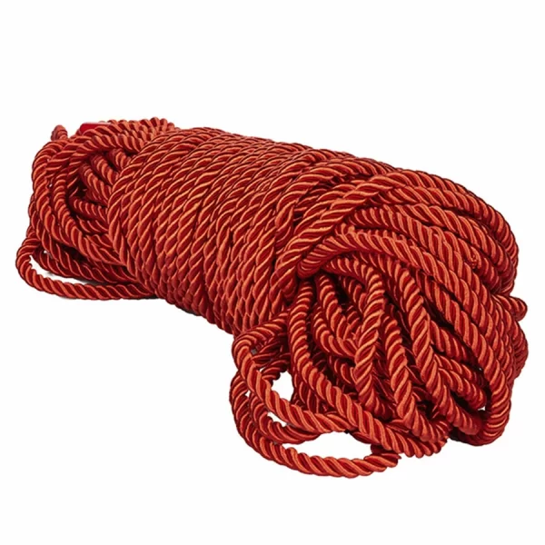 Scandal Red Bondage Rope 30m - Silky Cotton Blend