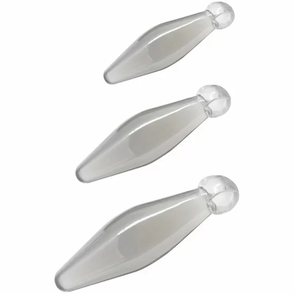 Anal Play Set 3-Piece Transparent Silicone Training Kit