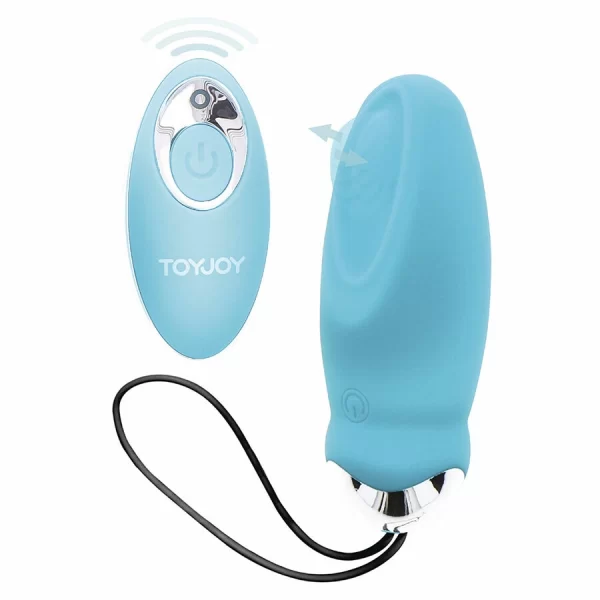Happiness Iâ€™m So Eggcited Blue Remote-Controlled Intimate Egg