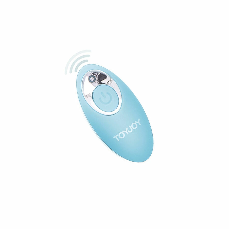 ToyJoy Iâ€™m So Eggcited Intymne Jajo Wibracyjne z Pilotem Niebieskie