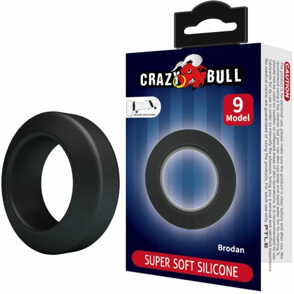 Brodan Model 9 Adjustable Silicone Comfort Ring 55mm Black