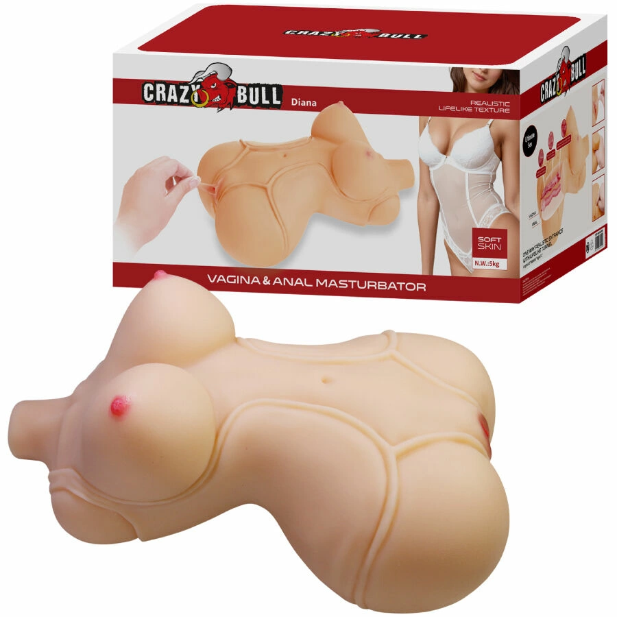 Diana Anatomical Intimate Torso Dual Entry 5 kg TPR