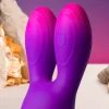 Rocks-Off Glo-Girl Bunny fioletowy elastyczny model z 10 trybami IPX7