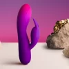 Rocks-Off Glo-Girl Violet - WibrujÄ…cy Krolik z Podwojnym Silnikiem Rocks-Off Glo-Girl Violet - WibrujÄ…cy Krolik z Podwojnym Silnikiem
