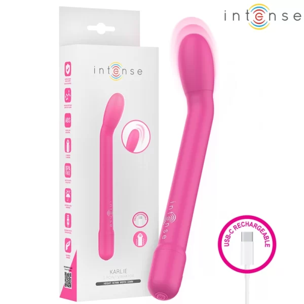 Fun G-Spot Vibrating Device Pink 10 Modes USB Rechargeable 19cm