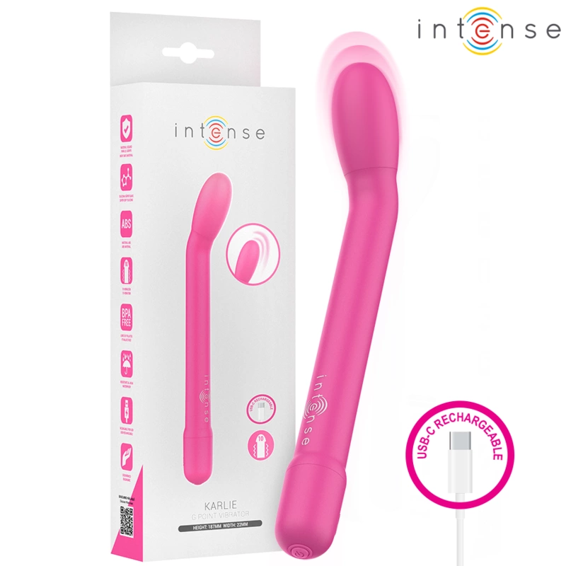 Fun G-Spot Vibrating Device Pink 10 Modes USB Rechargeable 19cm Fun G-Spot Vibrating Device Pink 10 Modes USB Rechargeable 19cm