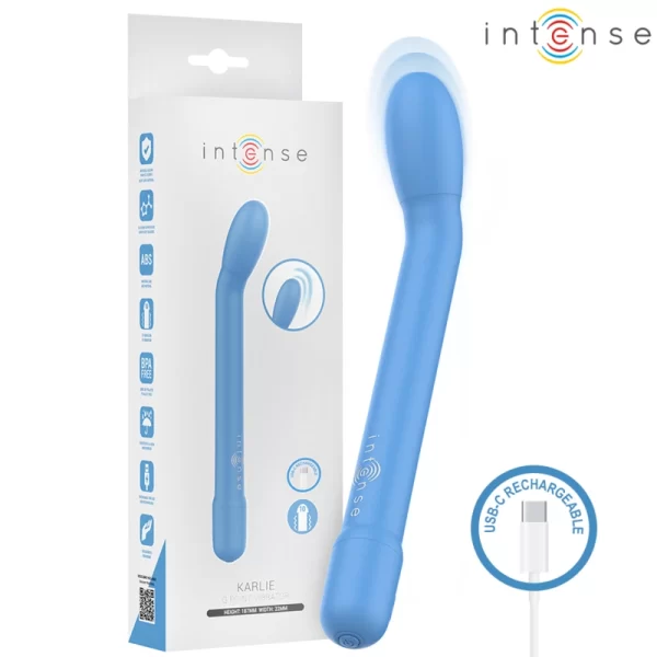 Fun Model G-Spot Blue Vibration System 19cm USB Rechargeable