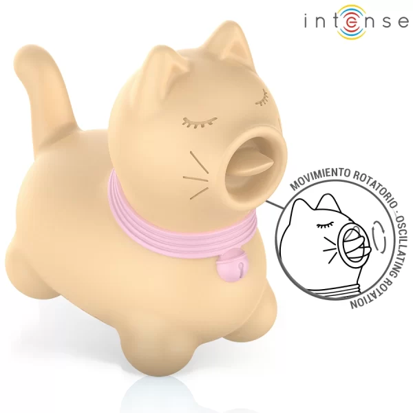 INTENSE Puppy Tongue Rotation Intimate Massager Yellow USB
