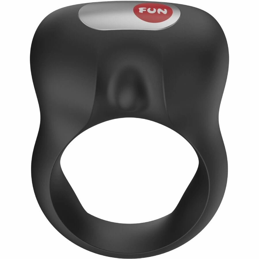 STEADY Vibrating Silicone Ring Black Waterproof