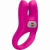 NOS Classic Vibrating Intimate Ring Magenta Silicone