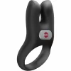 NOS Black - Dual Motor Intimate Ring