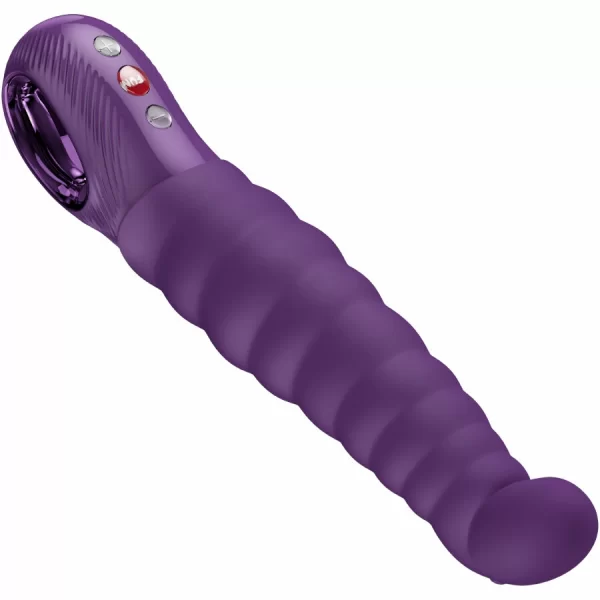Patchy Paul Vibrator Dark Violet - Curved G-Spot Design
