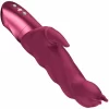 Darling Devil Rabbit Vibrator Wine Red Silicone 20 cm