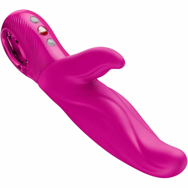 Lady Bi Dual-Motor Intimate Device Magenta Silicone 8.6in