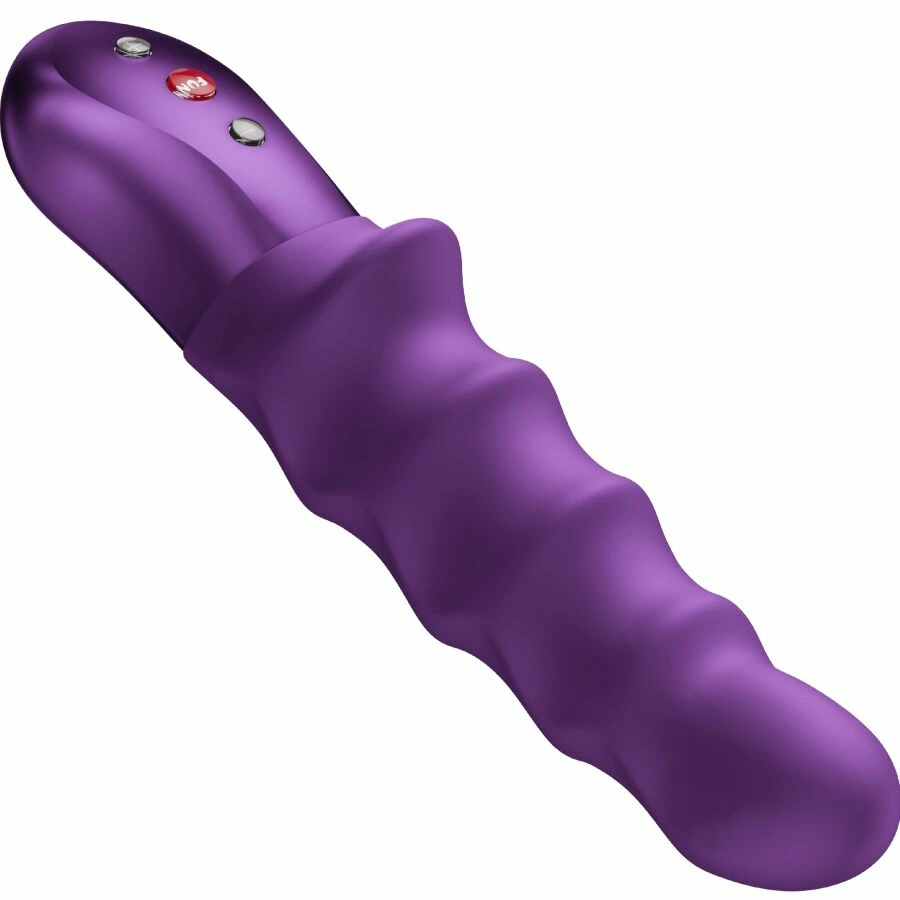 Fun Factory Stronic Surf Dark Violet - pulsator z falistą