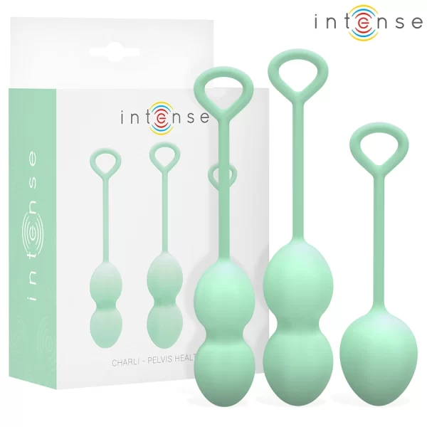 Charli Kegel Ball Kit Light Jade Green - 3-Piece Pelvic Floor Trainer