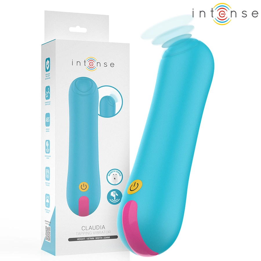 Claudia Rhythmic Tapping Intimate Wellness Device 145mm Pink
