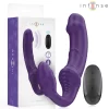 JILL Double Stimulation Device 20 cm Purple Remote USB