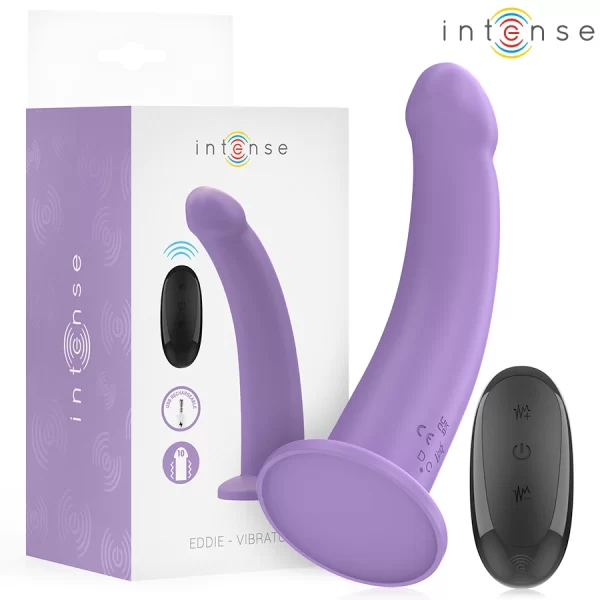 Eddie Remote Control Silicone Intimate Machine 17.5cm Purple 10 Modes