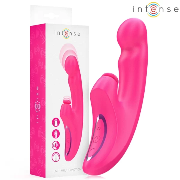 EMI 3-in-1 Compact Personal Massager 13.5cm 10 Modes Pink