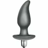 Idosi Vibrating Plug 10 Modes Black Silicone Waterproof