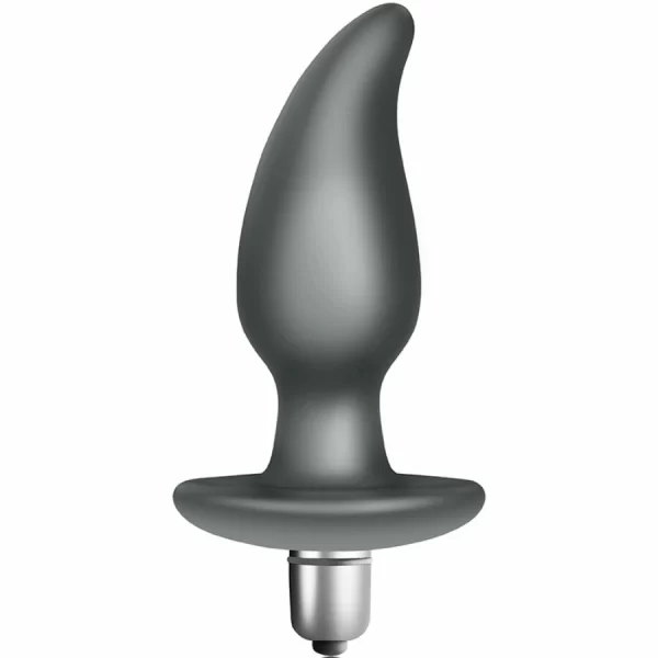 Idosi Vibrating Plug 10 Modes Black Silicone Waterproof
