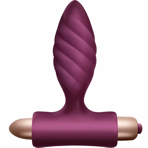 Oryx Twisted Silicone Plug with 10-Speed Vibration
