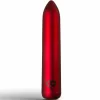 Rechargeable Vibrating Bullet Poppy Red - Compact Waterproof Model - Anelma Rechargeable Vibrating Bullet Poppy Red - Compact Waterproof Model