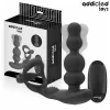 Toys Rotating Prostate Massager Remote Control Silicone Black