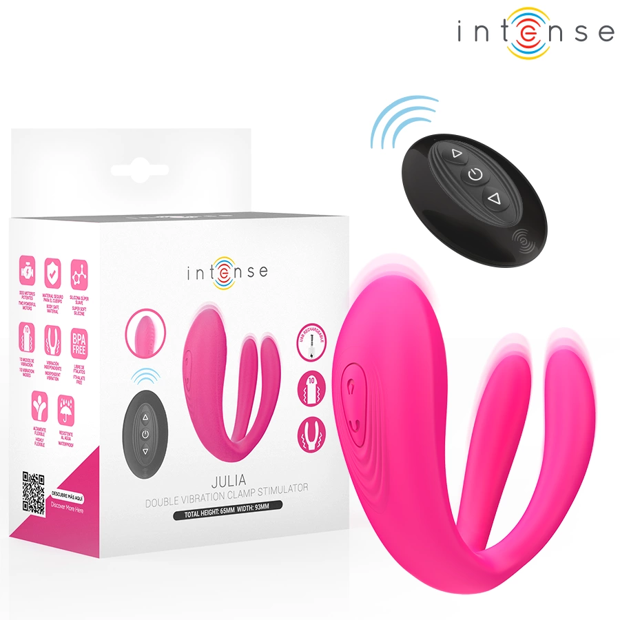 Julia Dual Motor Remote System Flexible Silicone 10 Modes