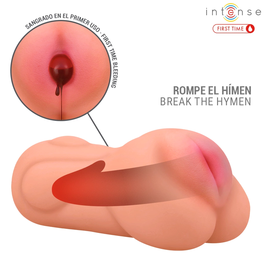 Intense Sophie Model Virgin Anatomiczny System TPE Naturalny 15cm