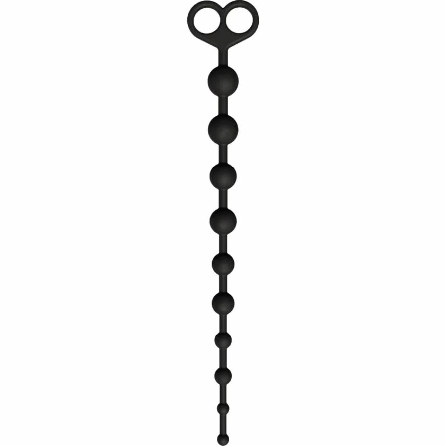 ToyJoy Flexible Beads - Elastyczne kulki silikonowe 38 cm czarne